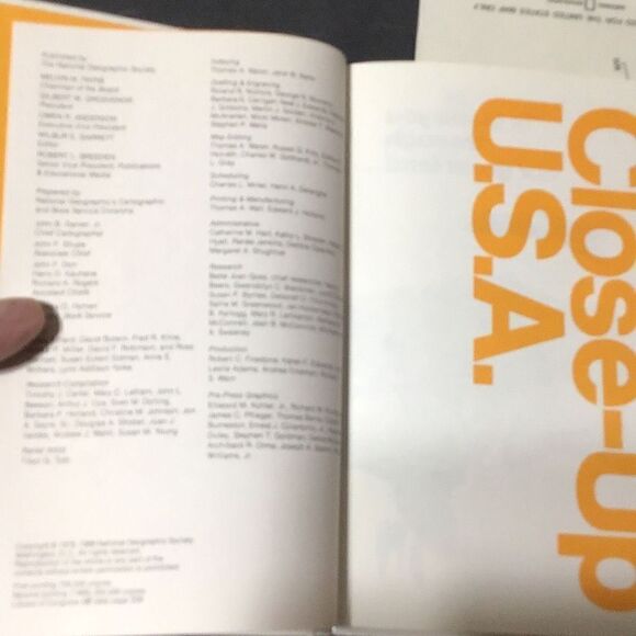 Maps vintage 1978 National Geographic close up maps and book set - Picture 10 of 11